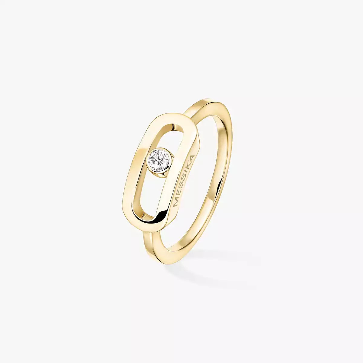 [Elara jewelsry]Move Uno Diamond Ring in Gold