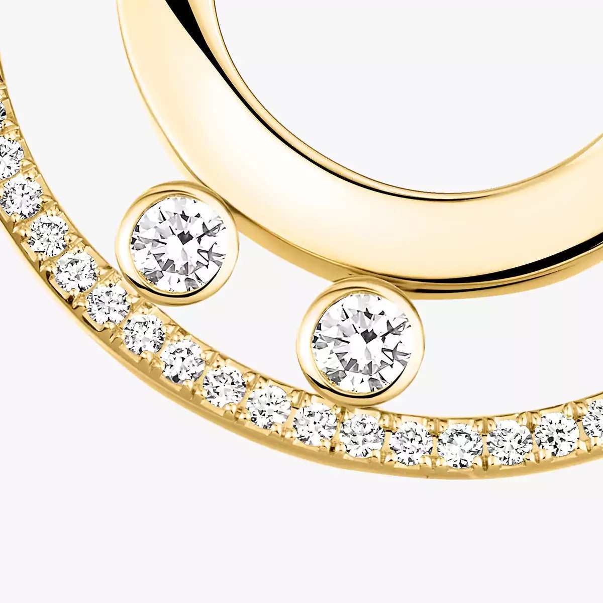 [Elara jewelsry] Move Romane Small Diamond Hoop Earrings