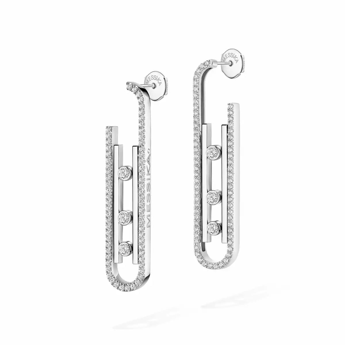 [Elara jewelsry]Diamond Pendant Earrings Move 10Th