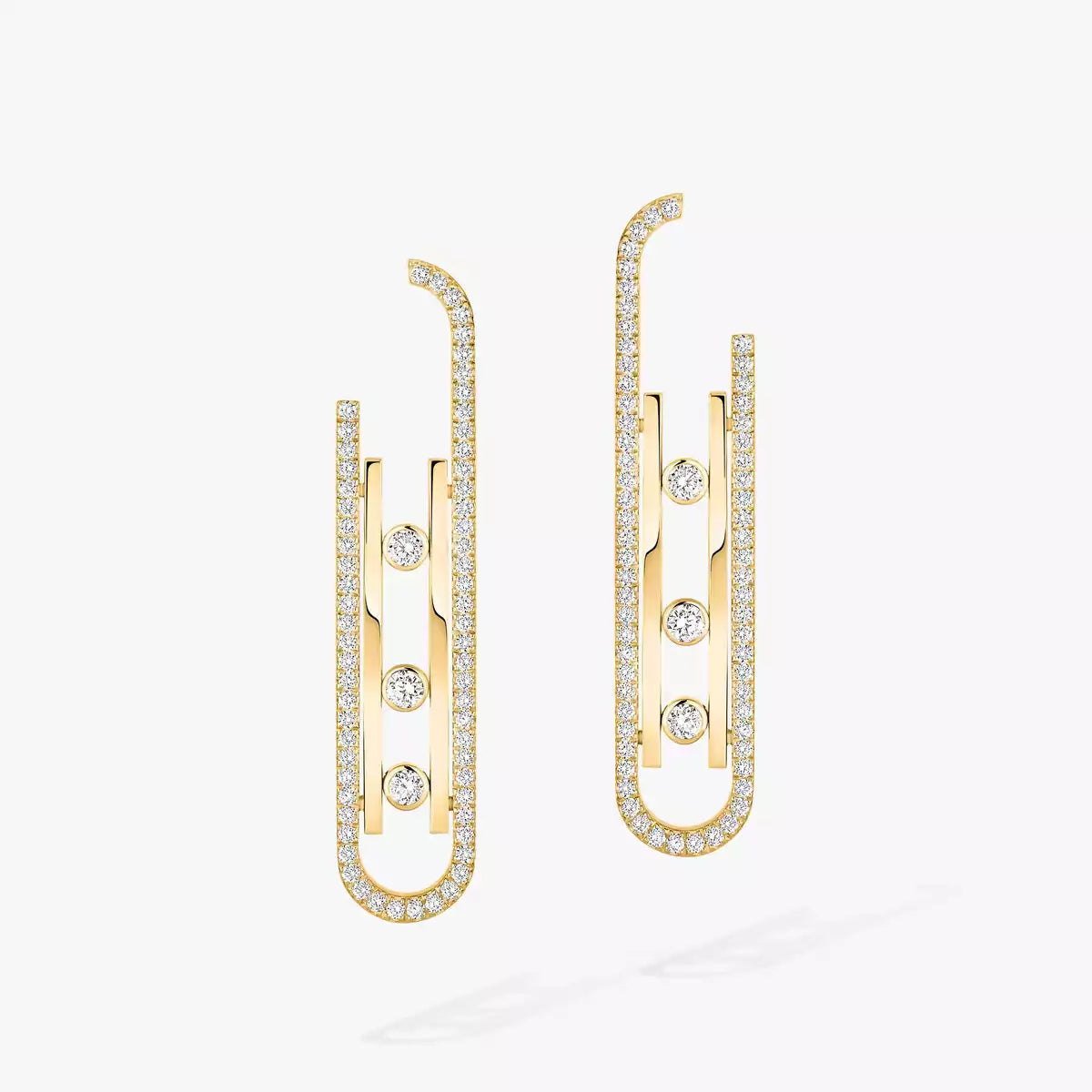 [Elara jewelsry]Diamond Pendant Earrings Move 10Th