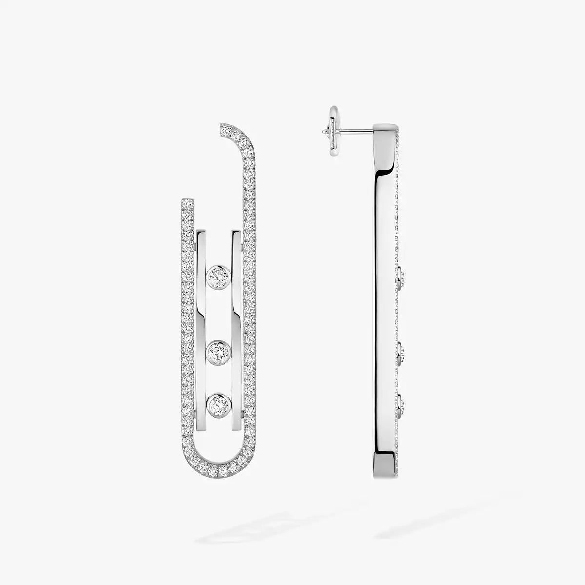 [Elara jewelsry]Diamond Pendant Earrings Move 10Th