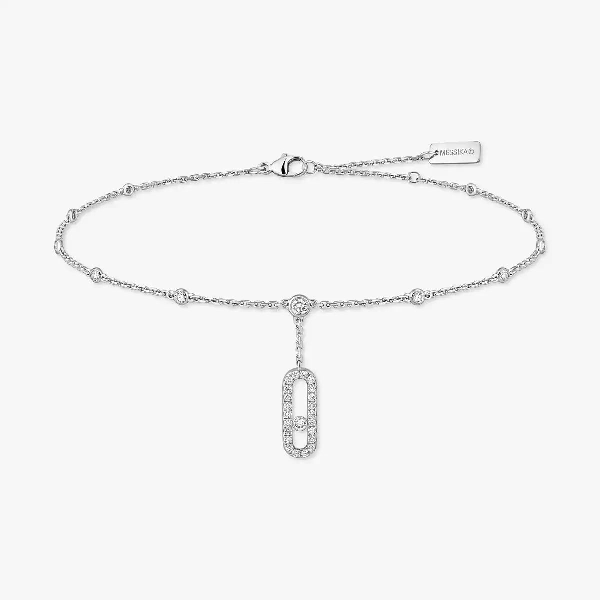 [Elara jewelsry] Move Uno pavé ankle bracelet