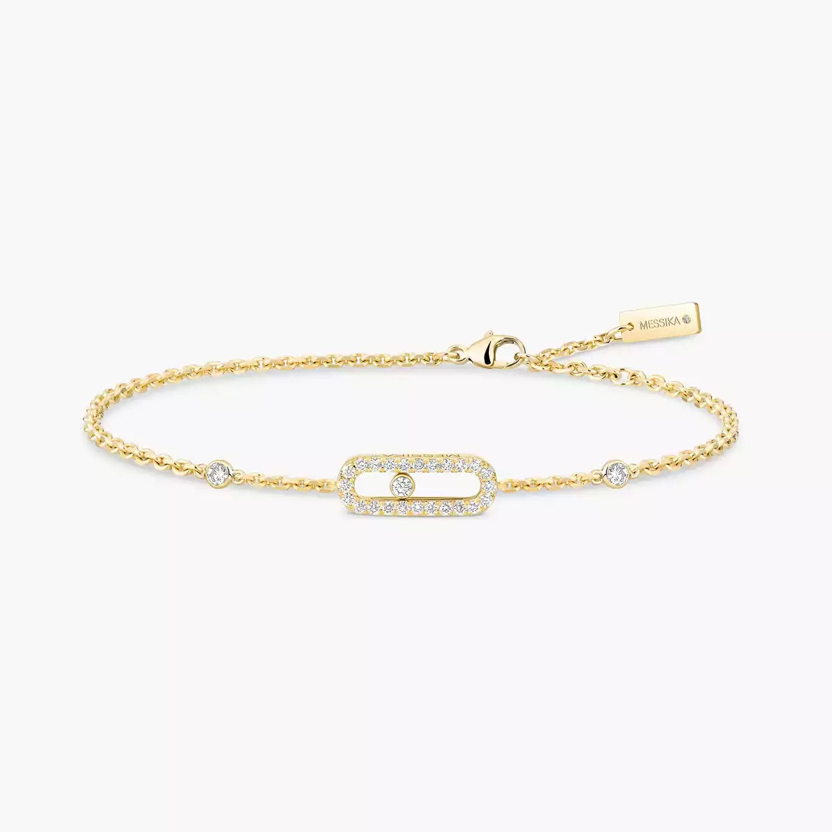 [Elara jewelsry]Move Uno Diamond Bracelet