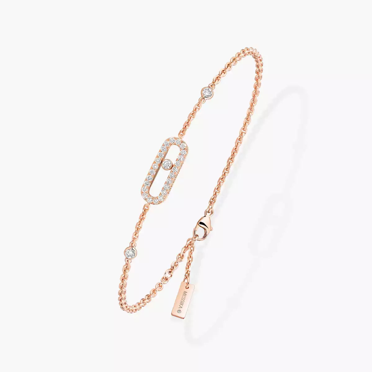 [Elara jewelsry]Move Uno Diamond Bracelet