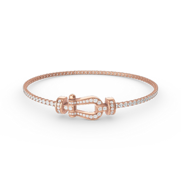 [Elara jewelsry ]FORCE  HORSESHOE  DIAMOND TENNIS BRACELET
