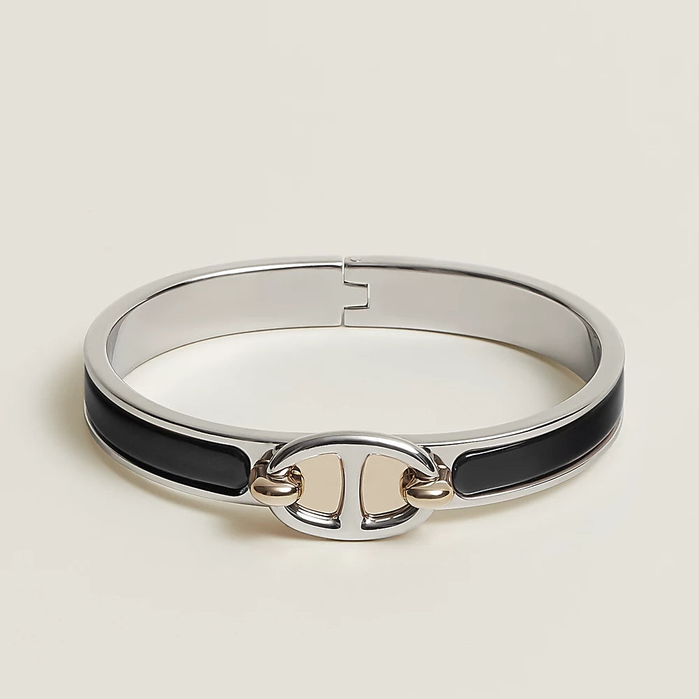 [Elara jewelsry ]CLIC CHAINE SILVER BRACELET
