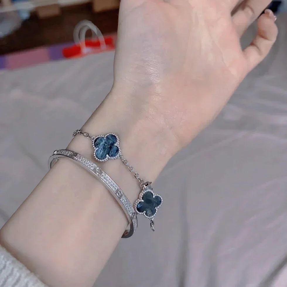 [Elara jewelsry ]CLOVER 5 MOTIF PIETERSITE BRACELET COLLECTION