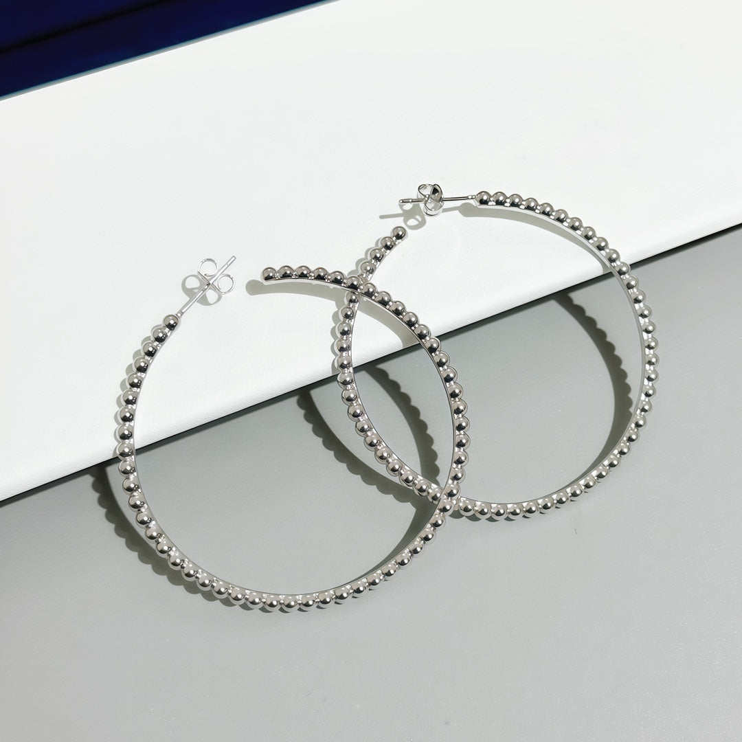 [Elara jewelsry] SMOOTH BEAD STUD EARRINGS