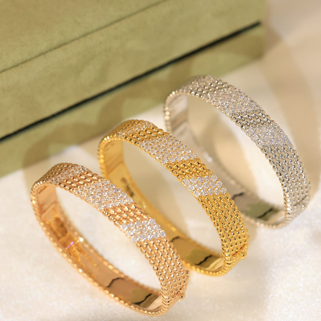 [Elara jewelsry]  FIVE-ROW DIAMOND BRACELET