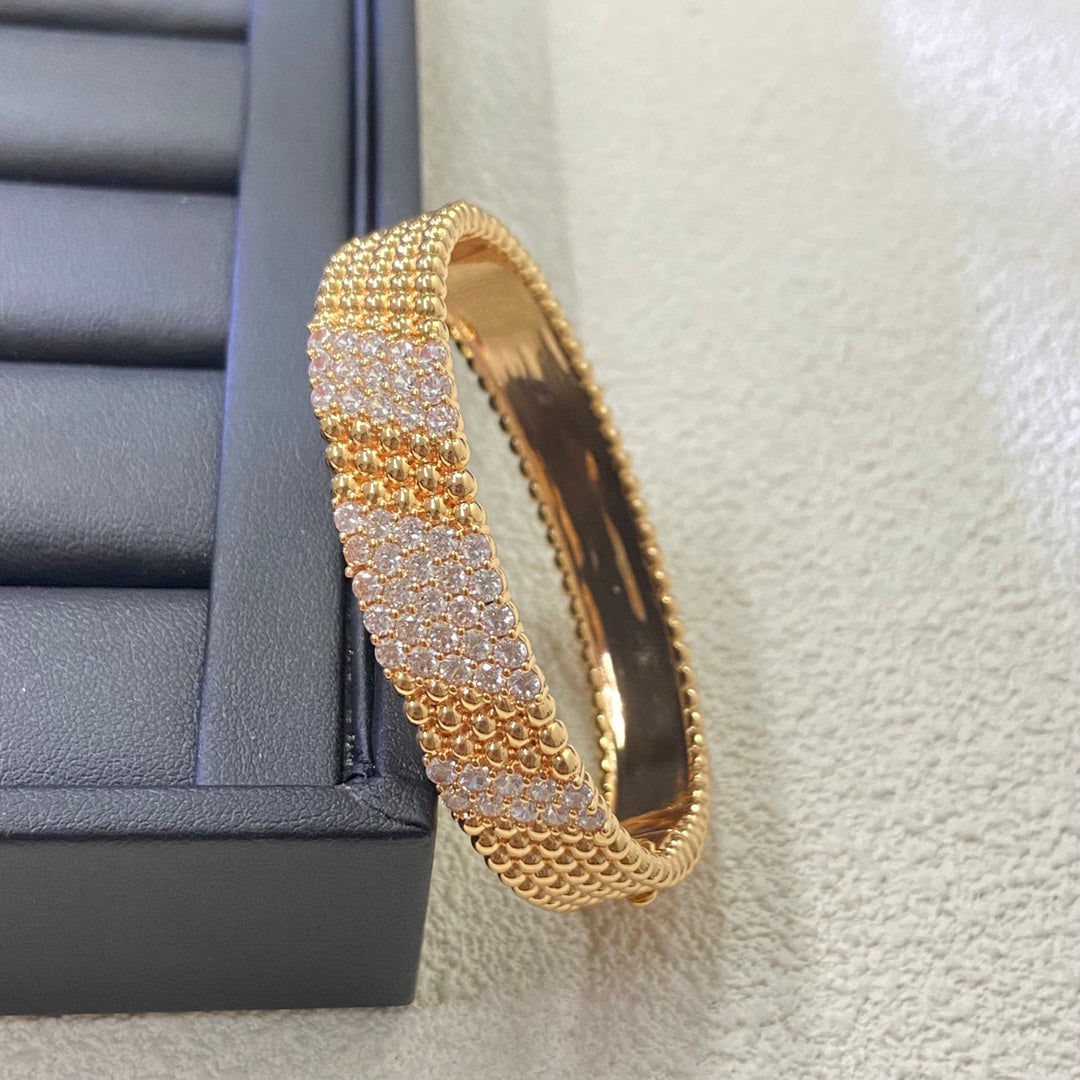 [Elara jewelsry]  FIVE-ROW DIAMOND BRACELET