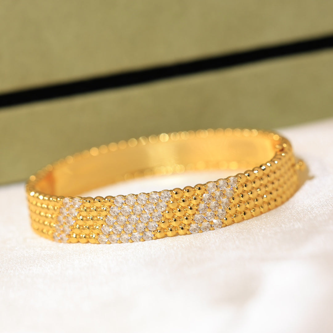 [Elara jewelsry]  FIVE-ROW DIAMOND BRACELET