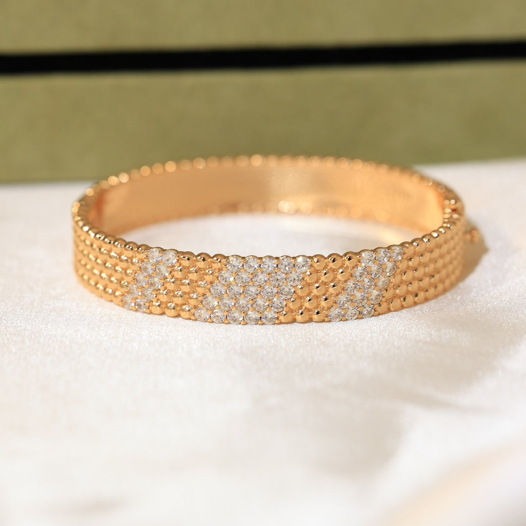 [Elara jewelsry]  FIVE-ROW DIAMOND BRACELET