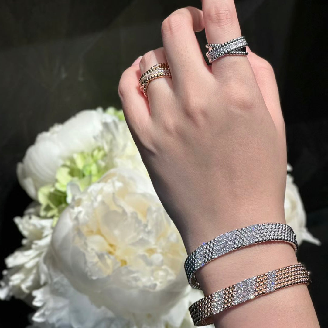 [Elara jewelsry]  FIVE-ROW DIAMOND BRACELET
