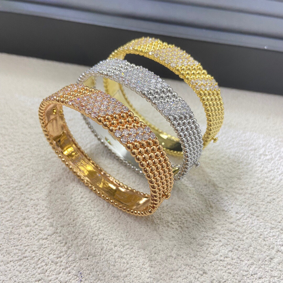 [Elara jewelsry]  FIVE-ROW DIAMOND BRACELET