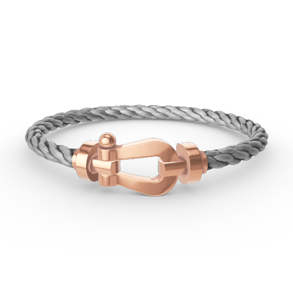 [Elara jewelsry ]FORCE LARGE HORSESHOE NO DIAMOND BRACELET ROSE GOLD