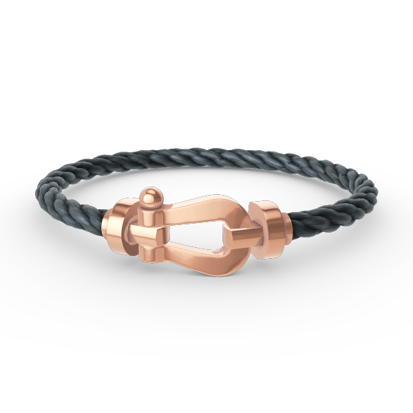 [Elara jewelsry ]FORCE LARGE HORSESHOE NO DIAMOND BRACELET ROSE GOLD