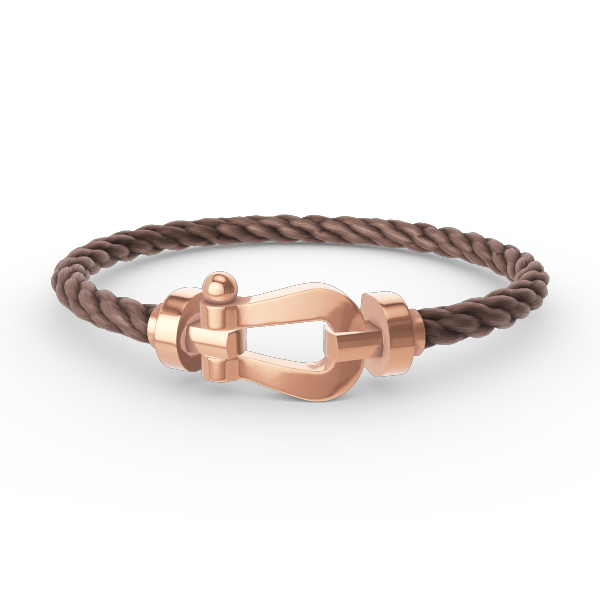 [Elara jewelsry ]FORCE LARGE HORSESHOE NO DIAMOND BRACELET ROSE GOLD