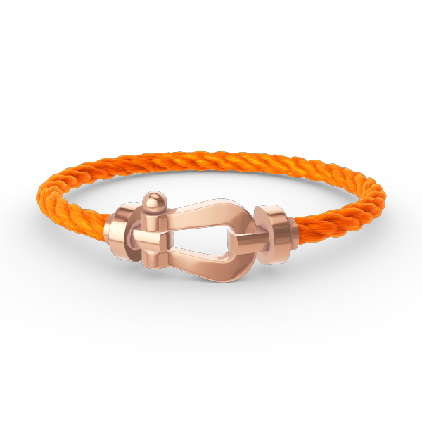 [Elara jewelsry ]FORCE LARGE HORSESHOE NO DIAMOND BRACELET ROSE GOLD