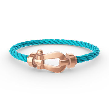 [Elara jewelsry ]FORCE LARGE HORSESHOE NO DIAMOND BRACELET ROSE GOLD