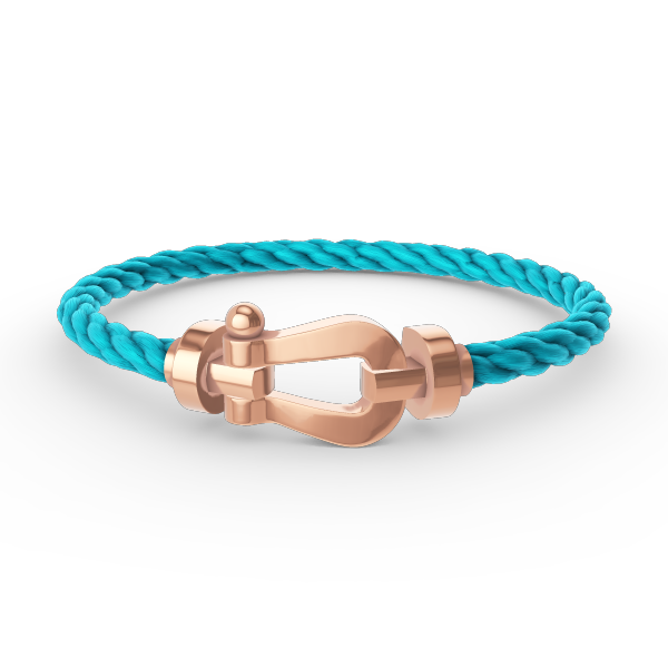 [Elara jewelsry ]FORCE LARGE HORSESHOE NO DIAMOND BRACELET ROSE GOLD