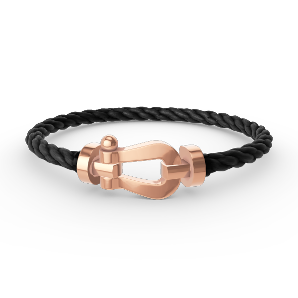 [Elara jewelsry ]FORCE LARGE HORSESHOE NO DIAMOND BRACELET ROSE GOLD