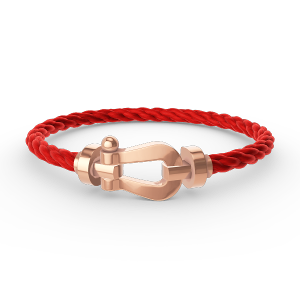 [Elara jewelsry ]FORCE LARGE HORSESHOE NO DIAMOND BRACELET ROSE GOLD