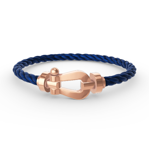 [Elara jewelsry ]FORCE LARGE HORSESHOE NO DIAMOND BRACELET ROSE GOLD