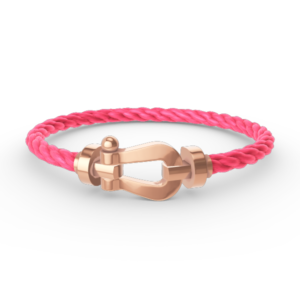 [Elara jewelsry ]FORCE LARGE HORSESHOE NO DIAMOND BRACELET ROSE GOLD