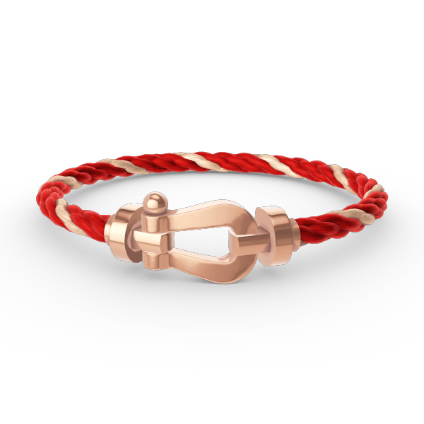 [Elara jewelsry ]FORCE LARGE HORSESHOE NO DIAMOND BRACELET ROSE GOLD