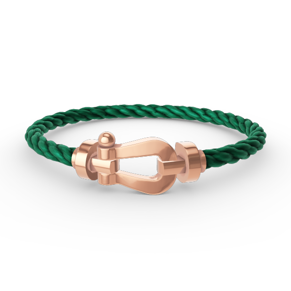 [Elara jewelsry ]FORCE LARGE HORSESHOE NO DIAMOND BRACELET ROSE GOLD