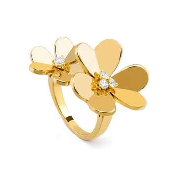 [Elara jewelsry ]CLOVER COMOS GOLD DIAMOND RING