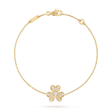 [Elara jewelsry ]FRIVOLE GOLD FLOWER DIAMOND BRACELET