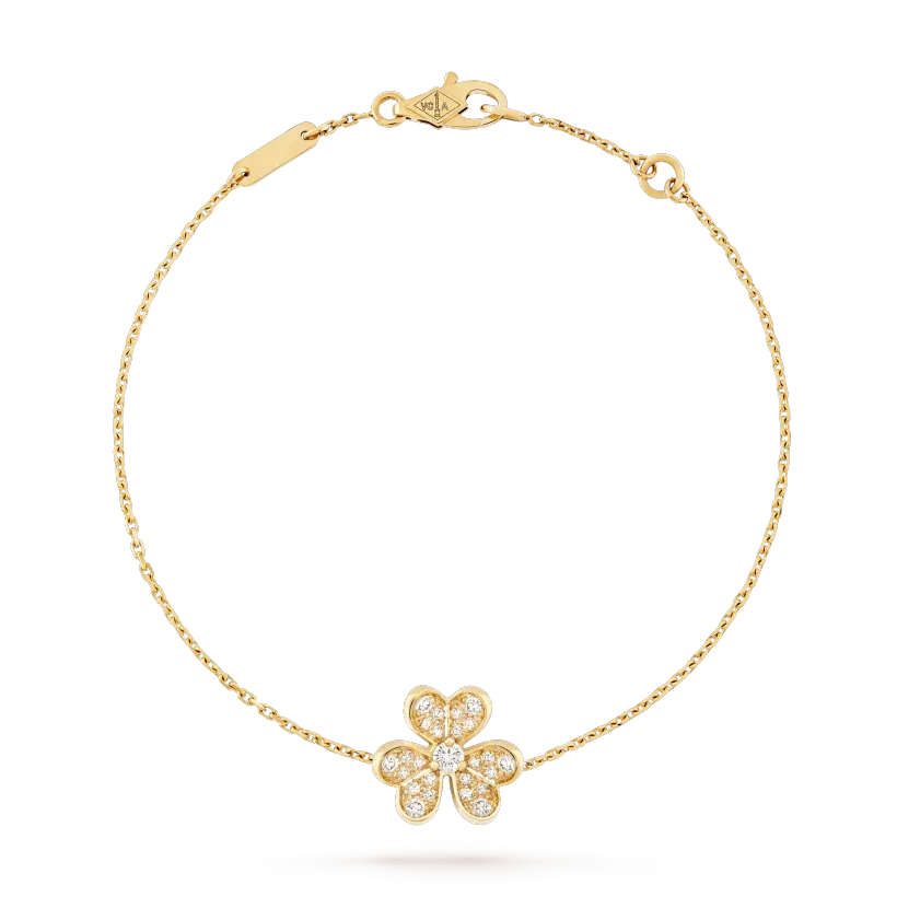 [Elara jewelsry ]FRIVOLE GOLD FLOWER DIAMOND BRACELET