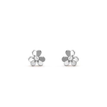 [Elara jewelsry ]FRIVOLE MINI SILVER FLOWER EARRINGS
