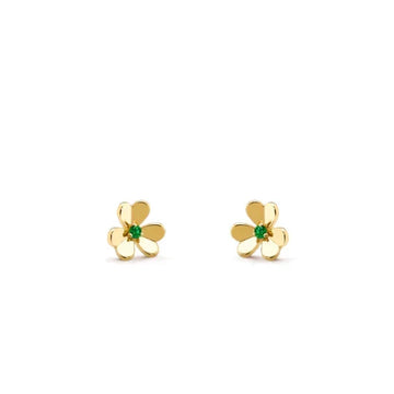 [Elara jewelsry ]FRIVOLE  FLOWER MALACHITE EARRINGS