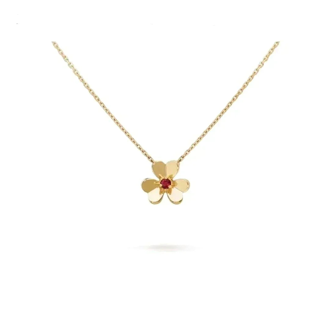 [Elara jewelsry ]FRIVOLE GOLD FLOWER NECKLACE