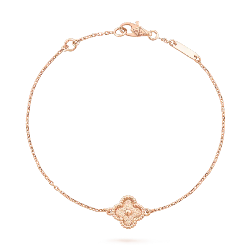 [Elara jewelsry ]CLOVER SINGLE FLOWER BRACELET