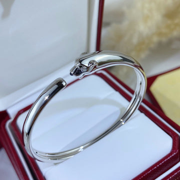 [Elara jewelsry ]PANTHERE SILVER OPEN BRACELET