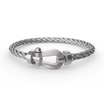 [Elara jewelsry ]FORCE LARGE HORSESHOE NO DIAMOND BRACELET SILVER