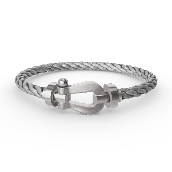 [Elara jewelsry ]FORCE LARGE HORSESHOE NO DIAMOND BRACELET SILVER