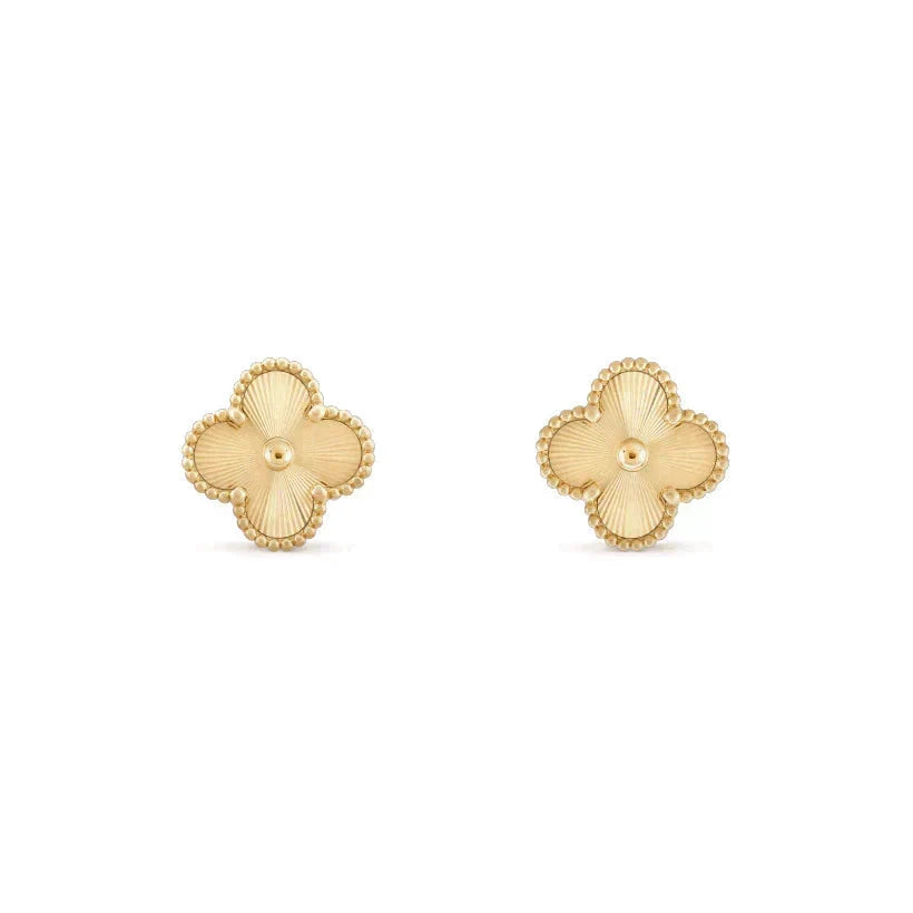 [Elara jewelsry ]CLOVER MEDIUM 1 MOTIFS LASER EARRINGS