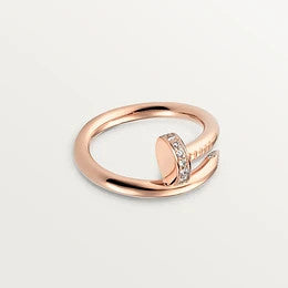 [Elara jewelsry ]JUSTE RING 2.65MM PINK GOLD DIAMOND