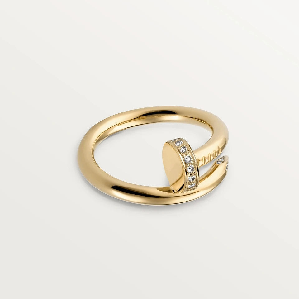 [Elara jewelsry ]JUSTE RING 2.65MM GOLD DIAMOND