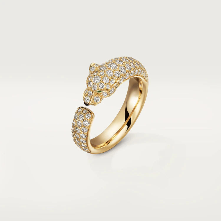 [Elara jewelsry ]PANTHERE PINK GOLD DIAMOND RING